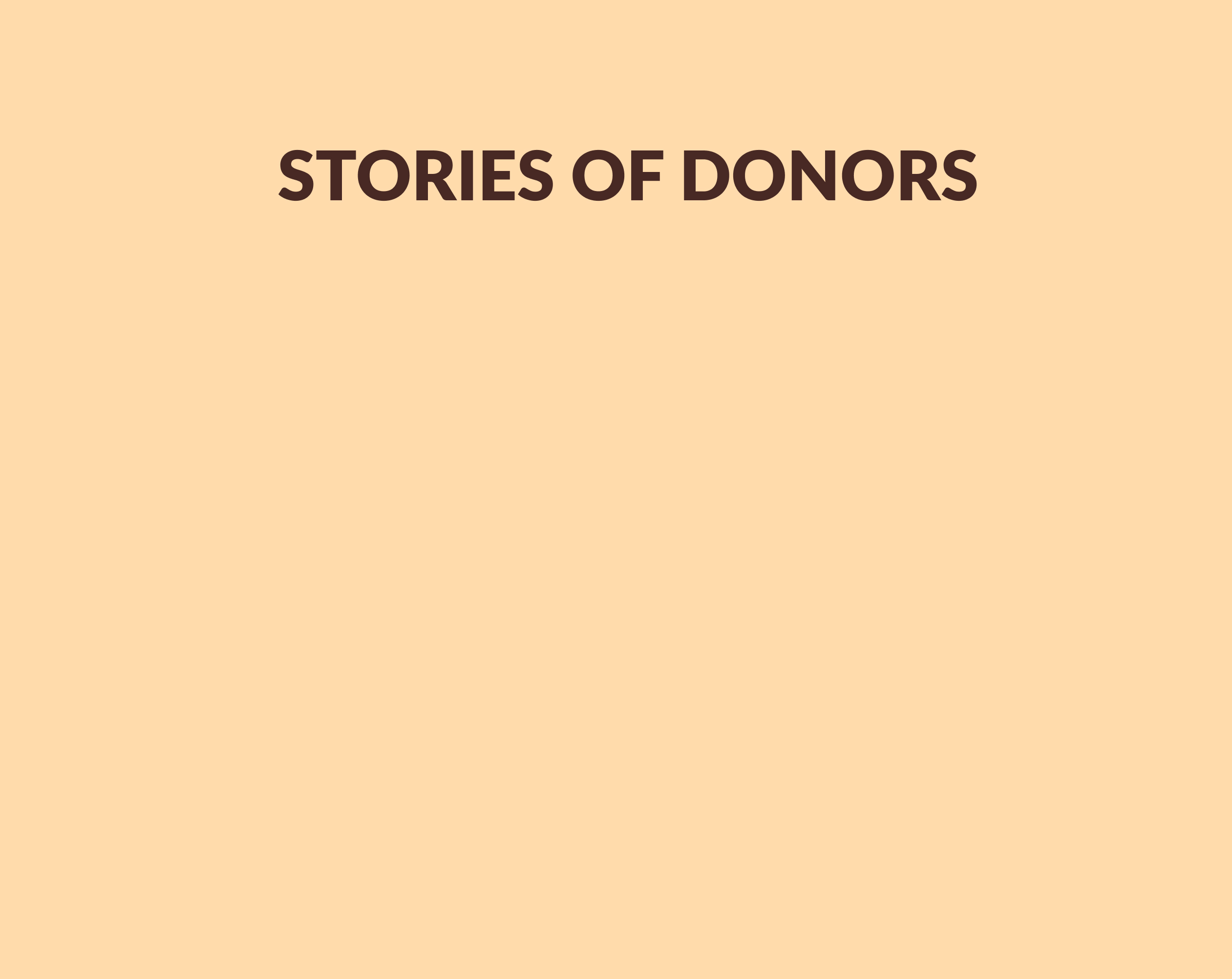 Donor Stories